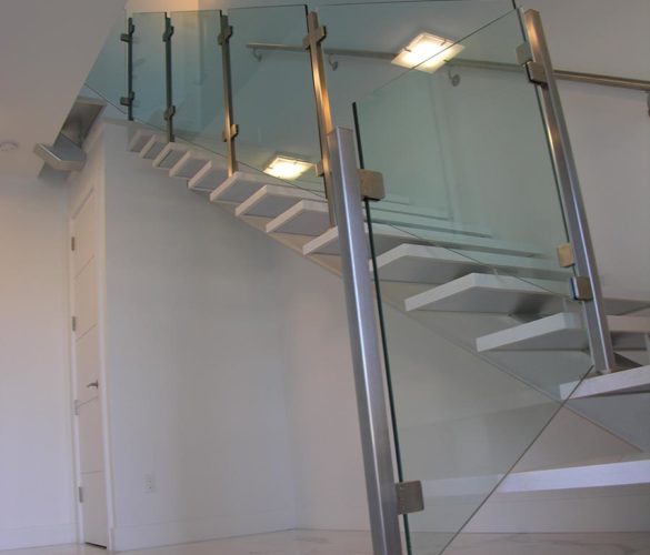 Glass Stair Wall