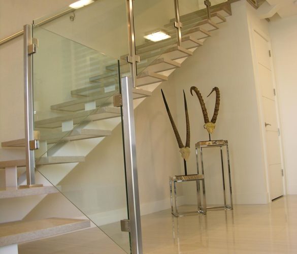 Glass Stairs Wall